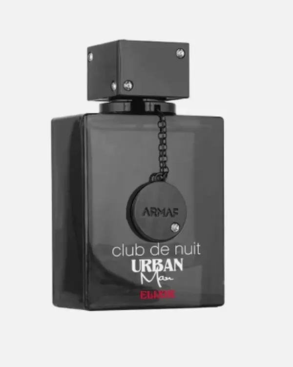 Armaf Club De Nuit Urban Man Elixir Men's Alcohol-Based EDP Spray - 3.6oz (3-3.9 fl oz), Fresh Spicy Citrus Scent with Bergamot, Vetiver, Lavender, Amber, Wood, Modern Masculinity, Regular Edition