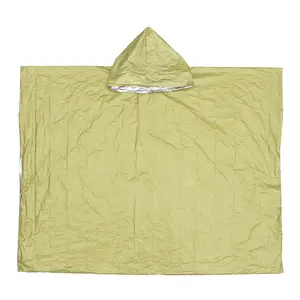 Outdoor Portable First Aid Raincoat Long Cycling Thickened Reflective Windproof Emergency Hiking Multifunctional Raincoat