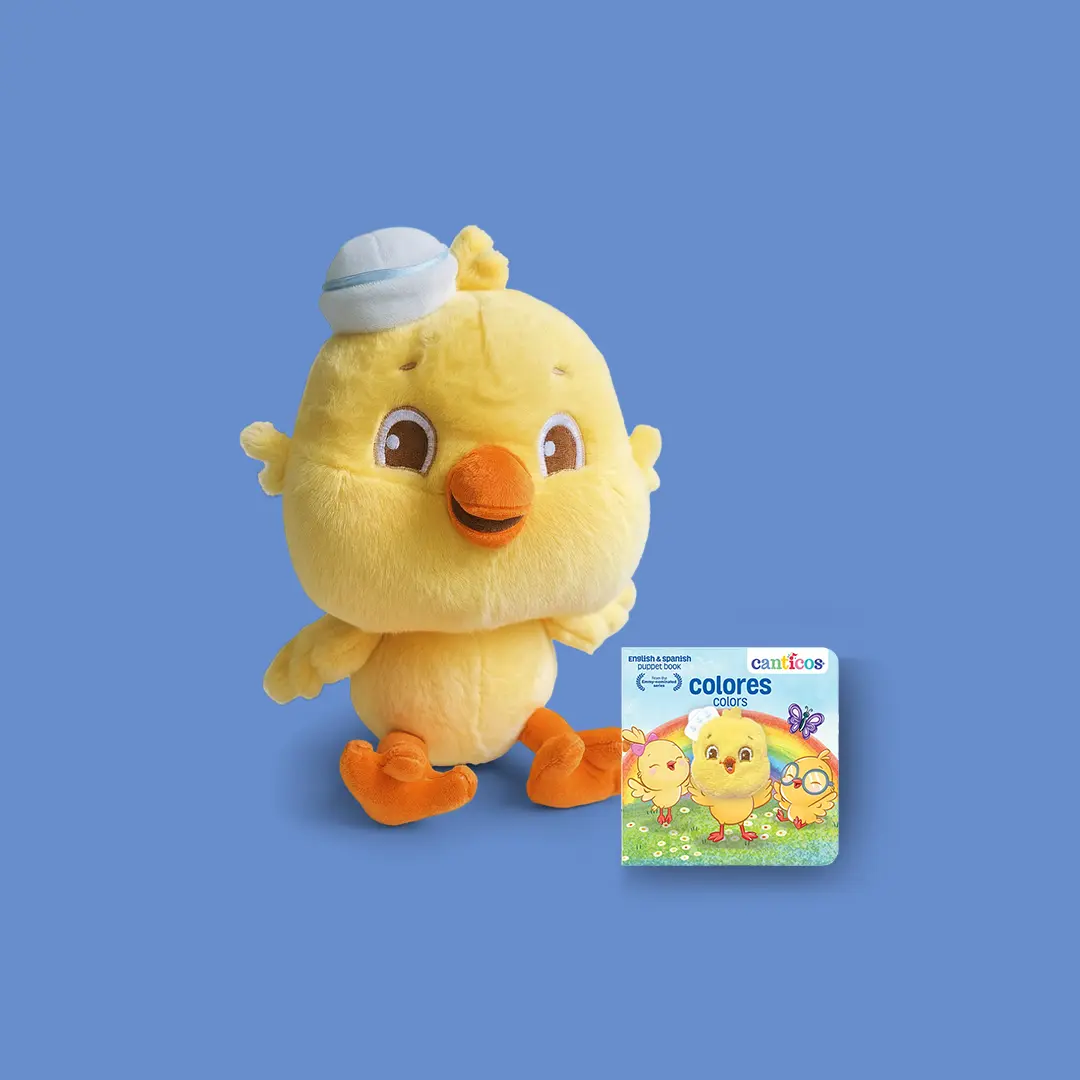 Ricky Colors Puppet Set: Colors Puppet Book + Plush