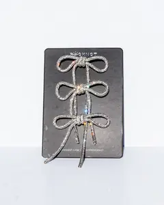 MAGIC BUTTONS - 3 Bows - Crystal