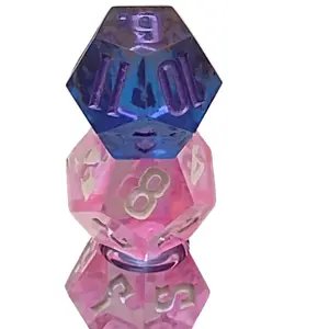 Daggerheart Oversized D12 Dice Set Pink Hope & Blue Fear for Critical Role Dungeons & Dragons TTRPG Handcrafted Dramatic Dice USA