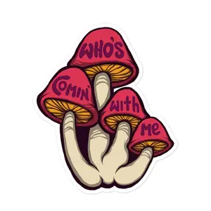 Who's Comin' With Me Sticker