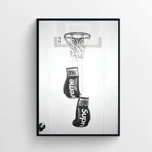 [Sale off up to 50%] Hypebeast Boxing Poster, Black And White Poster, Gift Poster, Sport Poster