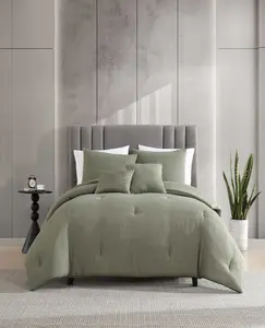 Variegated Waffle Comforter Set