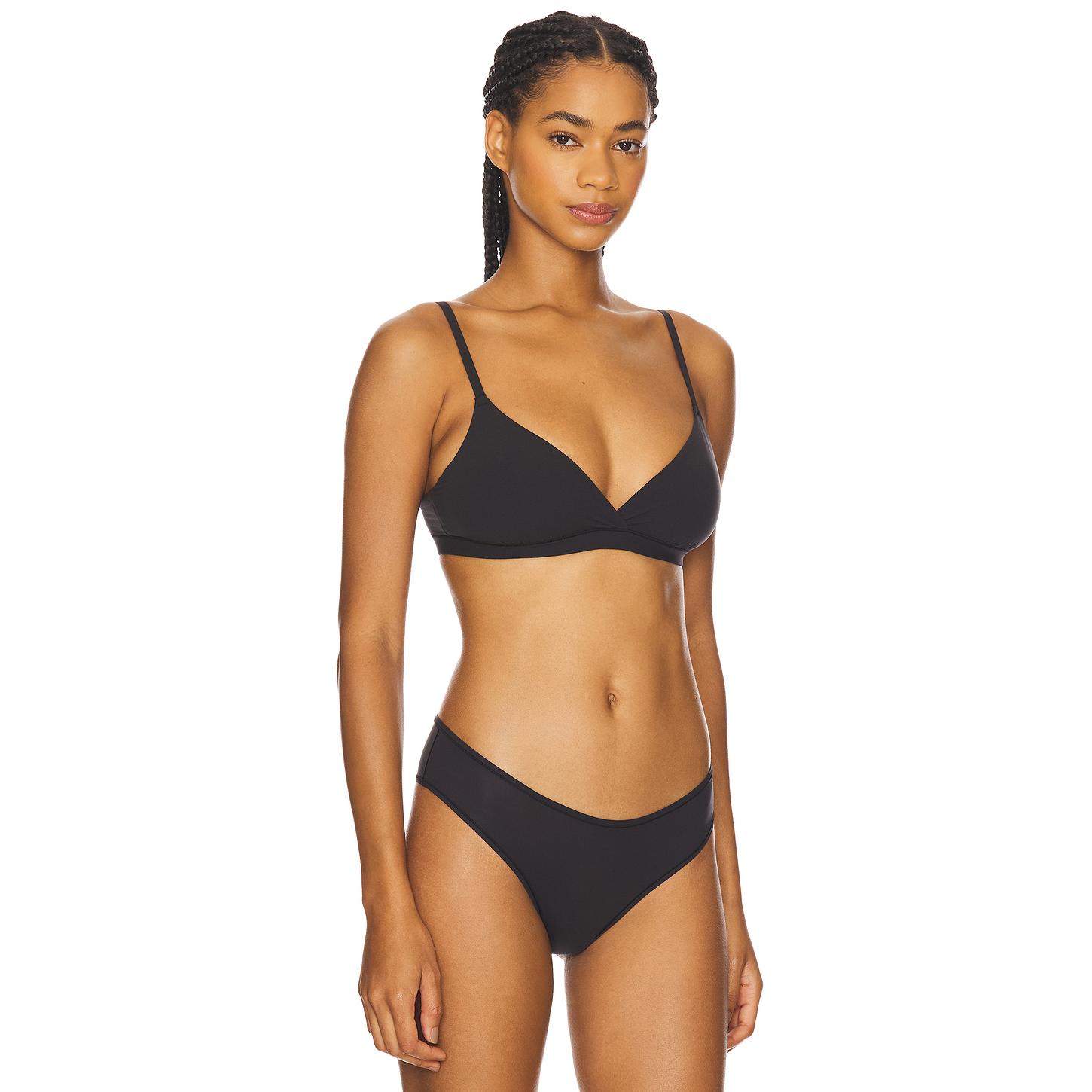 SKIMS Fits Everybody Crossover Bralette in Sand