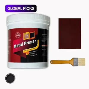 Metal Rust Proof Paint (1kg, 3kg) for Steel & Aluminum, Garage Door, Fence, Pipe, Car Parts, Machinery, High Temperature Resistant, Fast Drying, Prevent Rust, Prevent Corrosion, Rust Inhibitor Paint, Metal Primer