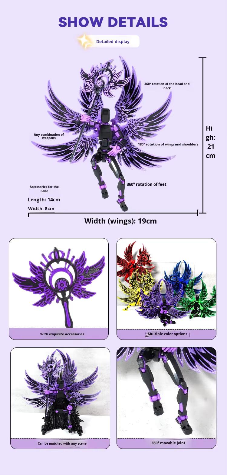 Dummy 13 Seraph Mage Articulated Assembly Figure Educational DIY Building Kit Sports & Outdoors Collectible Action Figure