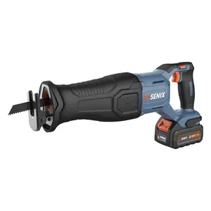 SENIX X2 20V Max* Cordless Reciprocating Saw, Brushless (4.0 Ah Battery & Charger Included) (PSRX2-M3)