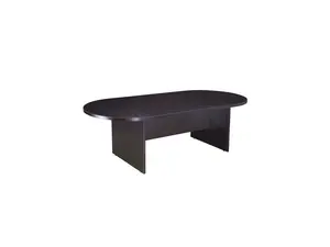 Norstar N135-MOC Race Track Conference Table, Mocha - 71 W x 35 D x 29.5 H in.