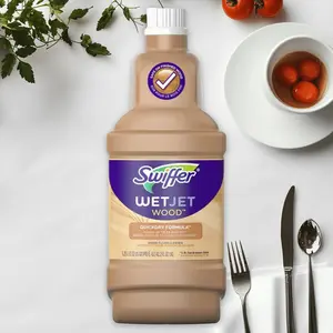 Swiffer WetJet Wood Cleaner Refill 84.4fl oz 2ct - for Hardwood Floors, 2 Pack, Unscented