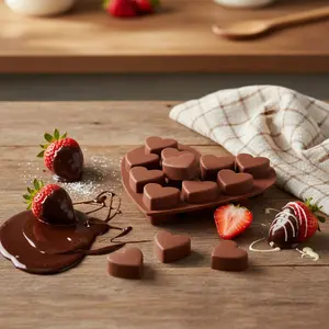 Heart Love Silicone Jelly & Chocolate Mold – DIY Baking & Crafts