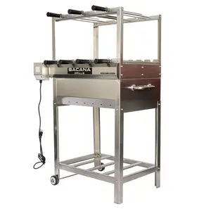 Bacana Grill Original - 7 Skewers Multi Rotisserie Grill Brazilian BBQ