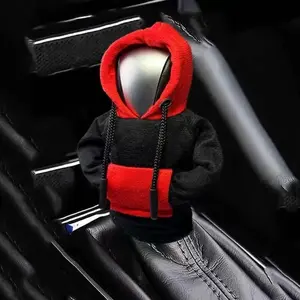 Mini Car Gear Shift Cover Hoodie, Interior Gear Knob Fashion Shirt Decoration, Stylish Automotive Accessory for Car Enthusiasts