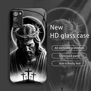 Suitable for [Galaxy Note20] Jesus New stylish high quality glass protective case affordable anti-drop anti-fingerprint 995