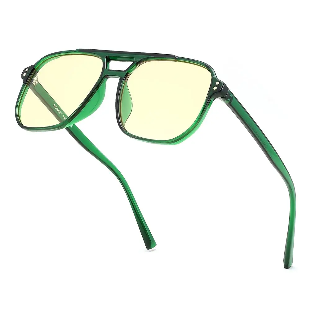 025 (Blue Light) Green Transparent /Yellow Lens