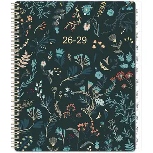 2026-2029 Monthly Planner - 3 Year Planner 2026-2029, Jul. 2026 - Jun. 2029, 9" x 11", 3 Year Calendar Planner 26-29, 36 Monthly Calendar with Tabs, Notes Pages, Inner Pocket - Green Leaves