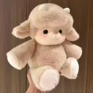 Cute Lamb Plush Doll with Moving Legs, Soft and Adorable Jumping Stuffed Toy, Perfect Birthday Gift for Best Friends, Healing Ornament