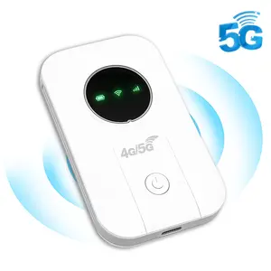 2026 NEW LTE Portable Wifi 5G Mobile Hotspot Travel Router Portable WiFi Hotspot 4G Mobile Network High Speed Mobile Hotspot，for Home/Business/RV/Cruise