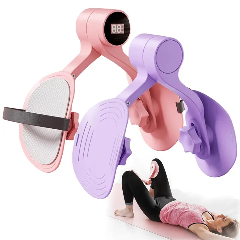 Pelvic Floor Muscle Training and Thigh Exerciser Device - 3 Strength Levels Design - Pelvic Floor Thigh Exercise Device - Portable Muscle Trainer Exerciser,Inner Outer Muscle - Hip Abductor Master Trainer & Leg Workout Equipment for Home Fitness