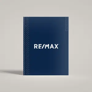 RE/MAX Dusk Blue Bindable - Lay Flat HARDCOVER Soft Touch (10 Pack)