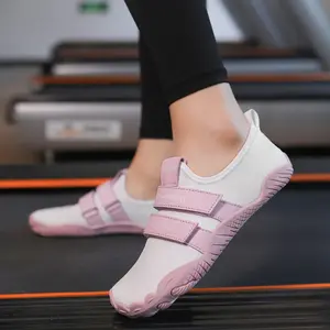 Indoor fitness shoes men's and women's squat deadlift shoes non-slip flat bottom weight lifting strength training shoes barefoot sports yoga shoes