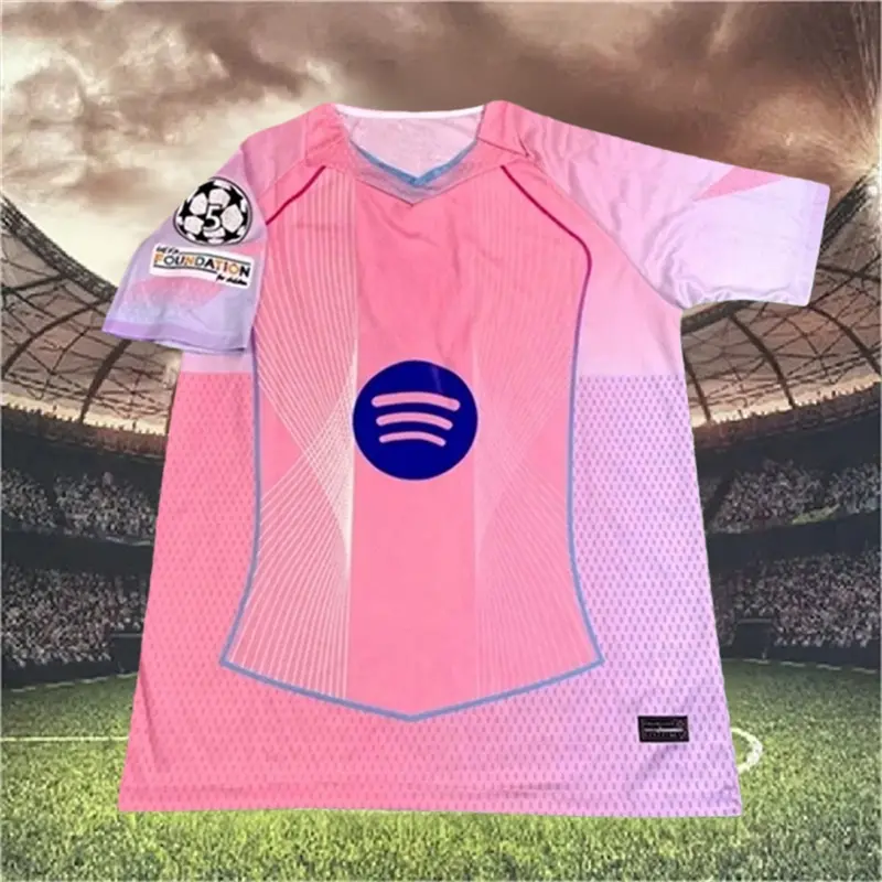25 26 Barcelona Pink #10 Yamal Short sleeve Soccer jersey - TikTok