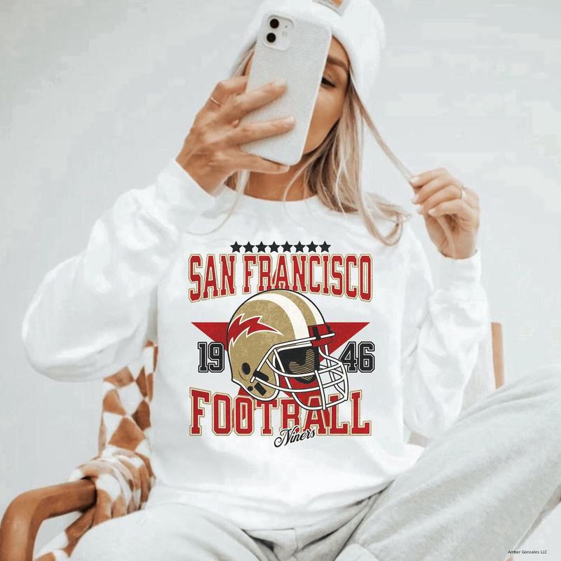 Nick Bosa San Francisco Football Sweatshirt, Vintage San Francisco Football Crewneck, San Francisco TShirt, San Francisco Hoodie, The Niners