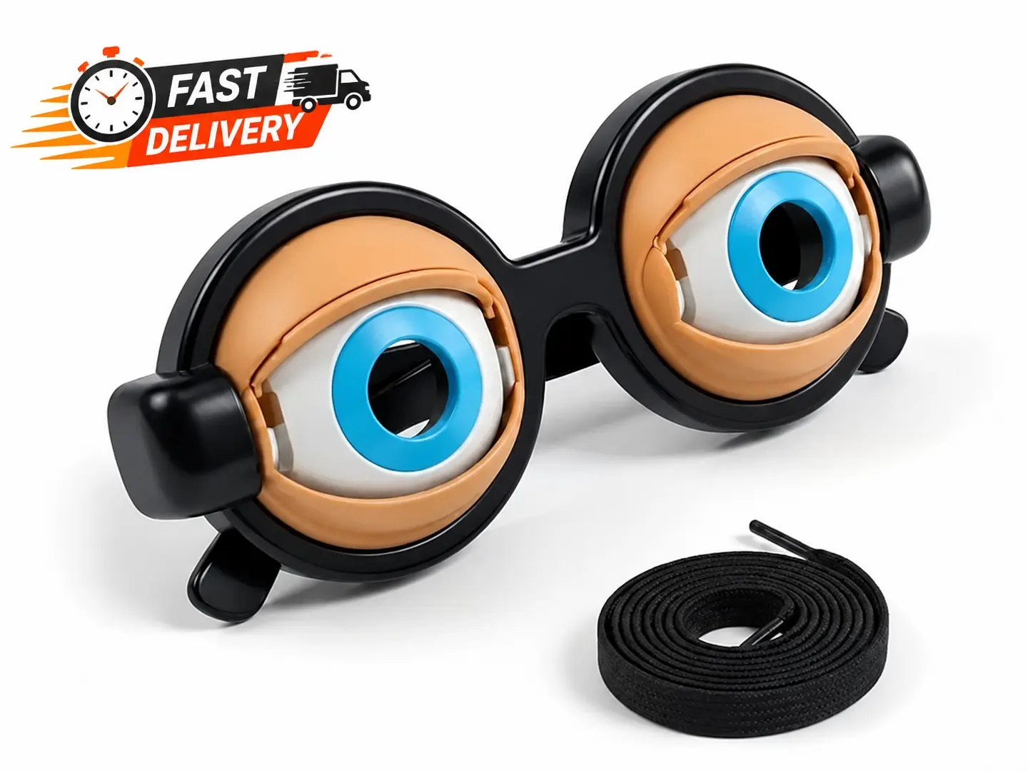 Funny Eyewear Humorous Crazy Glasses for Adults - Novelty Party Eyewear, Party Pranks, Dress-Up Gag Toy