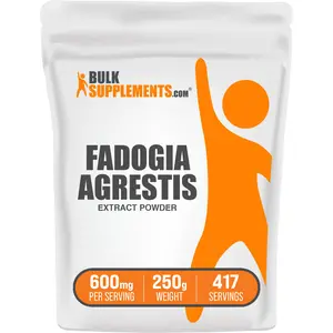 BulkSupplements - Fadogia Agrestis Extract Powder - Edible - Natural Antioxidants - Vegan - 250g - 600mg per Serving