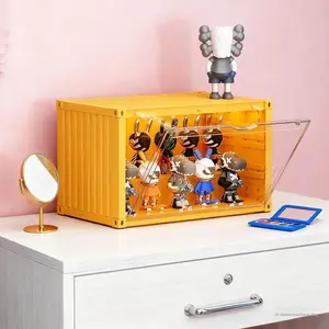 Clear Blind Box Storage Box, Dustproof Display Box for Collectible Items, Home Organizer for Living Room Bedroom, Home Space Saver