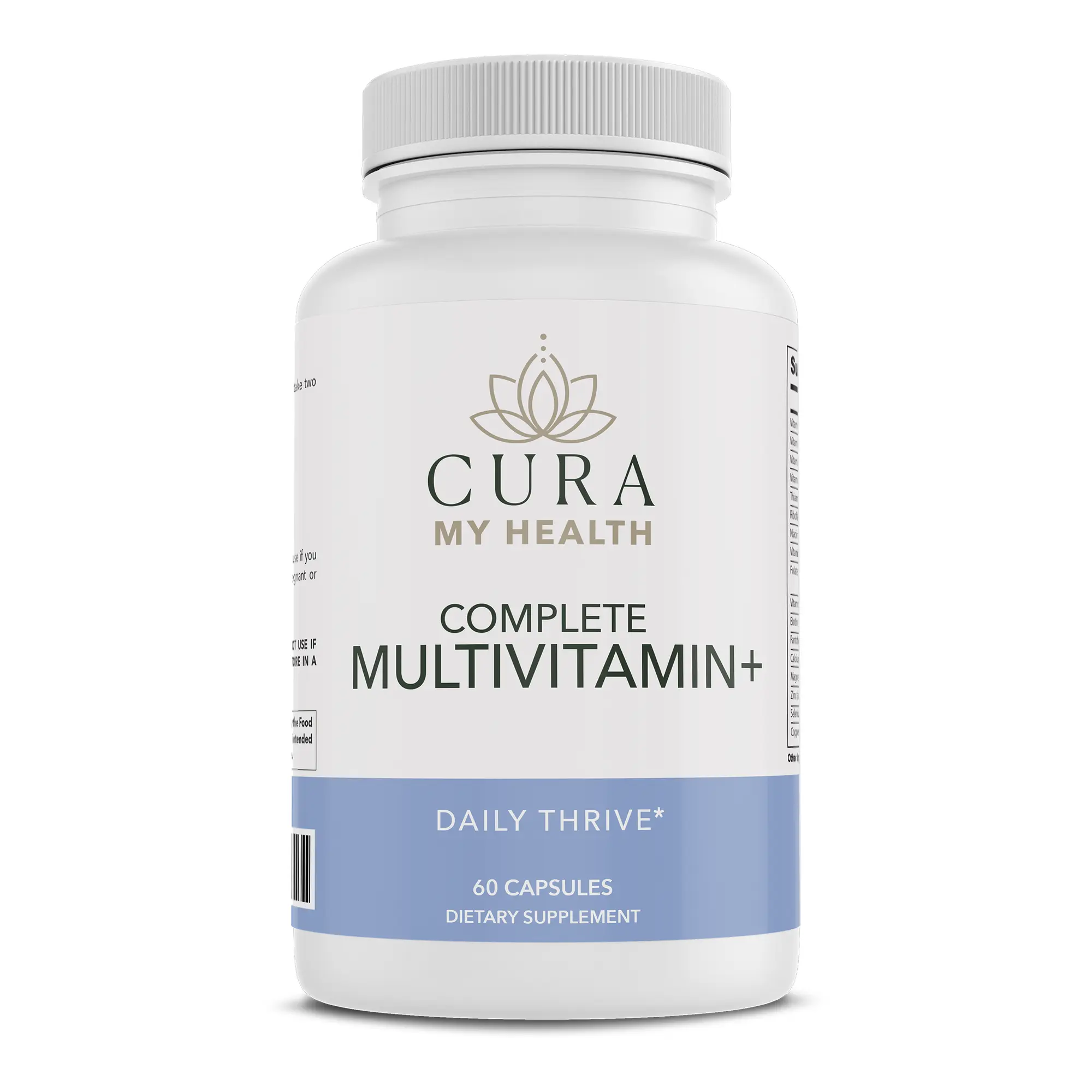 CuraMyHealth Complete Multivitamin+ Dietary Supplement, 60 Capsules