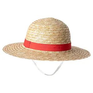 Luffy Straw Hat Anime Luffy Cosplay Hat Luffy Performance Props Costume Party Yellow Summer Strawhats Halloween Costume Hat