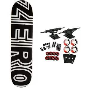 Zero Skateboard Complete Bold Logo Black 7.75"