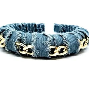 Blue Denim Headband