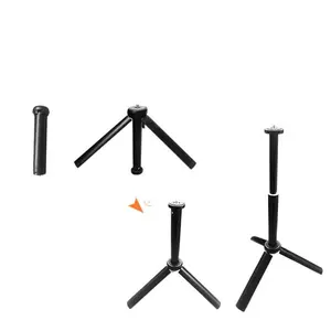 Mini Compact Adjustable-Height Desktop Tripod for Cellphones – Mobile Phone Accessories for Live Streaming, Photography