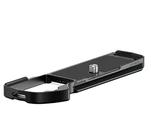 Leofoto LPO-OM-5II L Plate for Olympus OM System OM-5II | Arca Compatible (Black/Silver)