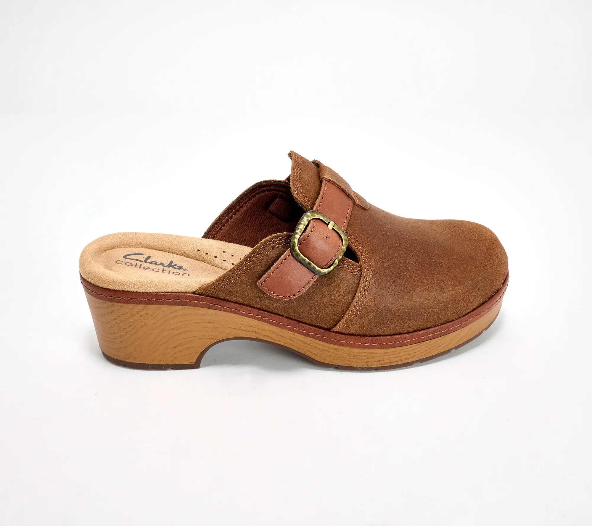 Clarks Collection Leather Clogs - Paizlee Nora Clarks Collection Leather Clogs - Paizlee Nora