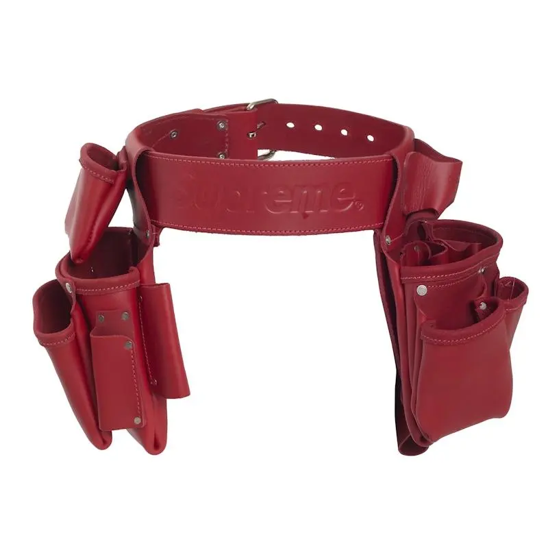 Supreme Occidental Leather Tool Belt Red by StockX - TikTok Shop