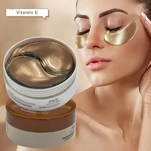 60 Pcs Caffeine Peptide Eye masks with hyaluronic acid and niacinamide – lifts, firms, brightens, and moisturizes the eye area; suitable for eye care, suitable for all skin types, Eye Treatments, Eye Tightener, Under Eye Brightener