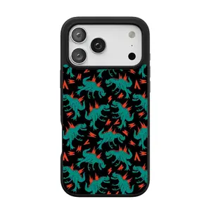 Casely iPhone 17 Pro Max Case | You're Dino-mite | Green Dinosaur | Align Soft-Touch Flexible Bumper Case | Compatible with MagSafe