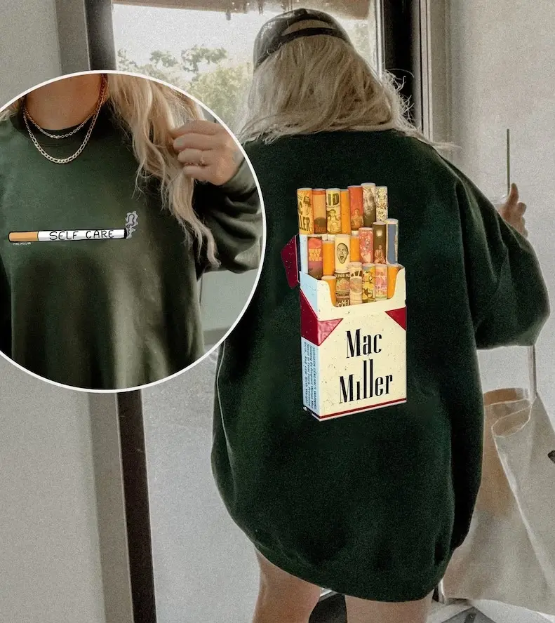 Mac Miller Selcare Album 2 Sides Sweatshirt