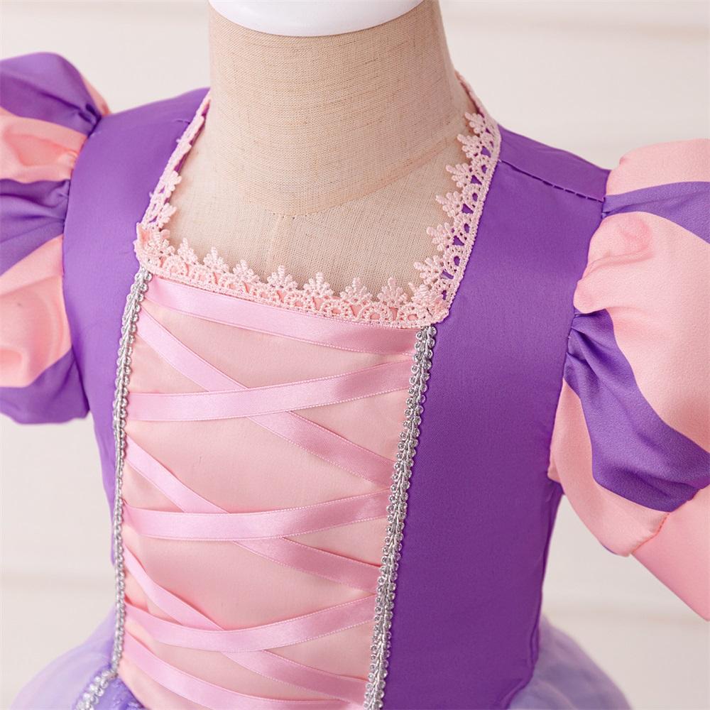 103 Rapunzel dress mesh dress Rapunzel girl Sofia dress children's performance costume children