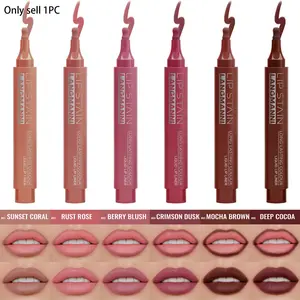 Long Lasting Liner & Stain Lip Makeup Pen, Waterproof Transfer-Proof, 24hour Wear, Easy Coloring, Non-Clumping Texture