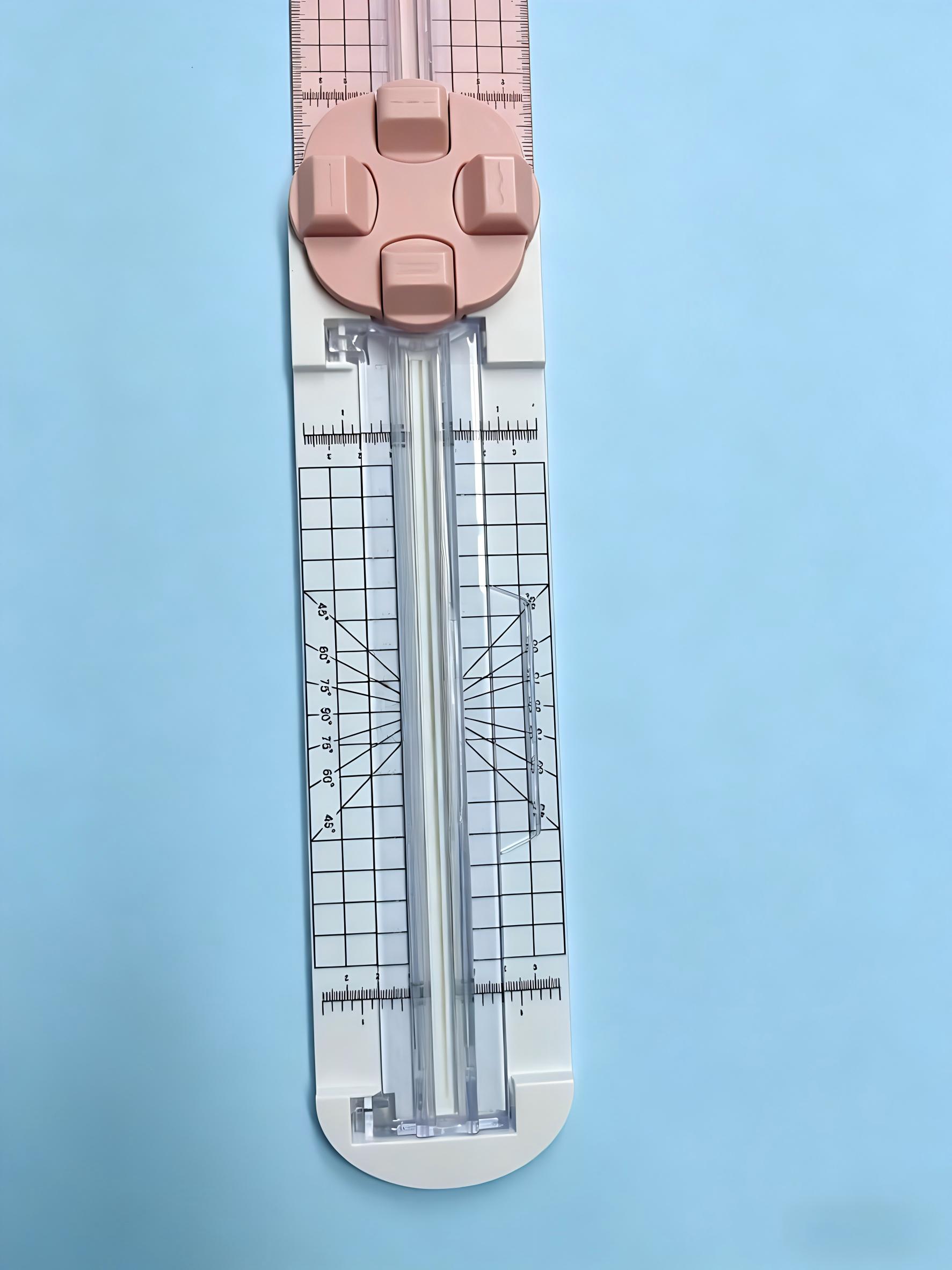 630+4-in-1 Paper Trimmer: 12" Craft Paper Cutter with Straight, Wavy, Dotted, Perforated & Creasing,Perfect for Cutting Cardstock, Coupons, Labels, Photos, Ideal Multi-Function Scrapbooking Tool