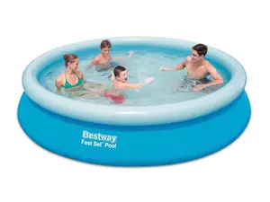 Bestway 12' x 30" Swimming Pool 1,421 gal , Heavy-Duty PVC Construction, Quick Installation, Fully Assembled
