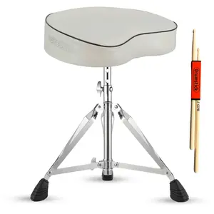 5Core Drum Throne Padded Guitar Stool Saddle Drummer Seat for Adults & Kids Does not apply