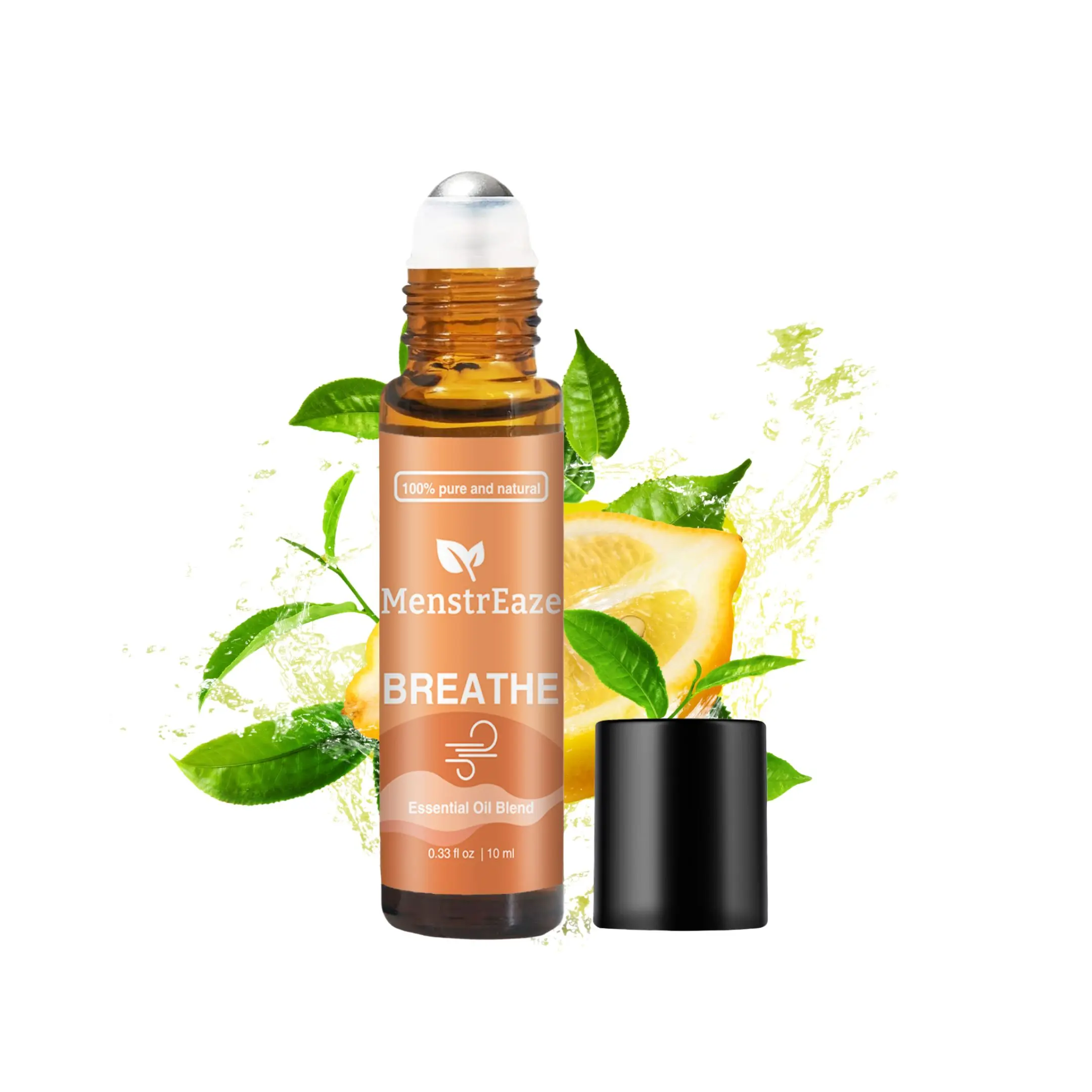 Breathe Easy Roll-On | 10ml for Clear Airways & Natural Energy | With Eucalyptus, Peppermint, Lemon & Australian Tea Tree