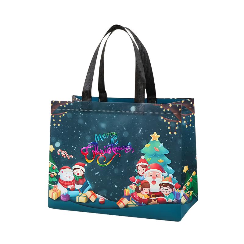 16PCS Christmas Gift Bags With Assorted Patterns. Reusable Non - Woven, Handle - Equipped. Ideal For New Year & Christmas Decor, Perfect For Holiday Gifting.Box Packs heavy-duty storage tote foldable shopping tote Water-Resistant market trip 16PCS Christmas Gift Bags With Assorted Patterns. Reusable Non - Woven, Handle - Equipped. Ideal For New Year & Christmas Decor, Perfect For Holiday Gifting.Box Packs heavy-duty storage tote foldable shopping tote Water-Resistant market trip