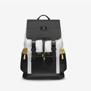 C.B.D Monogram Nero Oro Backpack 1