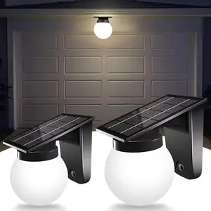 Solar Wall Lights Outdoor Waterproof Solar Front Porch Light Solar Powered LED Lights Backyard Garden Fence Patio Front Door
